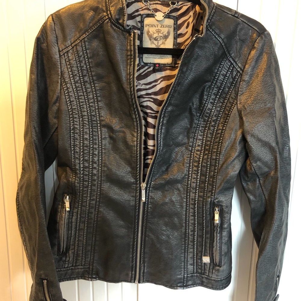 Point Zero faux leather jacket